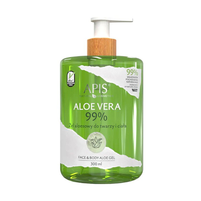 Алое гель для обличчя та тіла Apis Natural Cosmetics Face &amp; Body Aloe Vera Gel, 300 мл